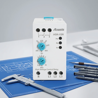 Relais de protection contre les surtensions 380VAC avec fil neutre AGK-03N GK-03N Relais de contrôle haute tension Protection contre les surtensions 400V-460V