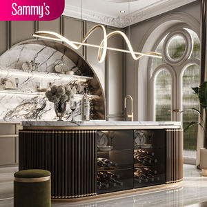 Mobili da Cucina Modulari Americani in Vetro con Rubinetto - Set di Mobili da Cucina Moderni Personalizzati Mini Armadietti Pronti all'Uso Vendita all'Ingrosso - Product Image 2