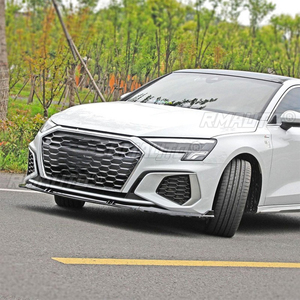 3PCS <strong>Car</strong> Front Bumper Spoiler Lip <strong>Diffuser</strong> Modification Part For Audi A3 S3 2020-2021 Bumper Guard <strong>Protector</strong> Cover Accessories - Product Image 6
