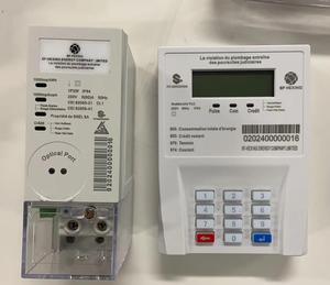 単相分割型STSキーパッド式電気メータープリペイドKWhメータースマートメーター（顧客インターフェースユニット付き） - Product Image 3