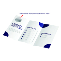 Brochures d'entreprise personnalisées, vente directe d'usine, vente en gros, brochures tri-pliées, prise en charge de la personnalisation des couleurs et du processus
