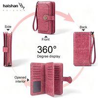 Dompet Panjang Baru untuk Wanita dengan Kapasitas Besar, Dompet Tangan, Tas Clutch Wanita, Kantong Kartu Multi-saku untuk Sehari-hari