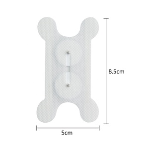Almohadillas de electrodos para tragar Electrodo no tejido EMS Unidad TENS Electrodo adhesivo TENS Pad8.5x5cm con broches - Product Image 6