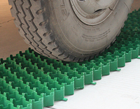 Grille alvéolée en HDPE/PP pour drainage, applications en aménagement paysager, jardins, parkings, terrassement et allées