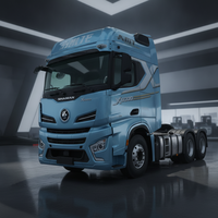 Truk Traktor Bekas Shacman X6000 6x4 560HP Mesin Weichai Suspensi Udara Kondisi Baik