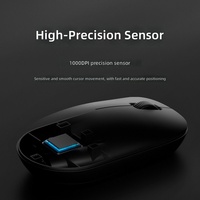 Souris sans fil originale Xiao Mi Lite 3 2,4 GHz, souris optique 1200 DPI, souris optique sans fil haute performance pour ordinateur XMWXSB03YM
