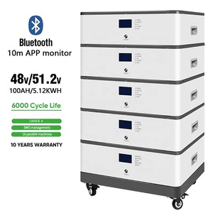 EYUN 5.12V 100AH Stackable Solid State Lithium Battery Pack Solar <b>Energy</b> <b>Storage</b> <b>System</b> 15kWh/10kWh/20kWh/30kWh 6000 - Product Image 2