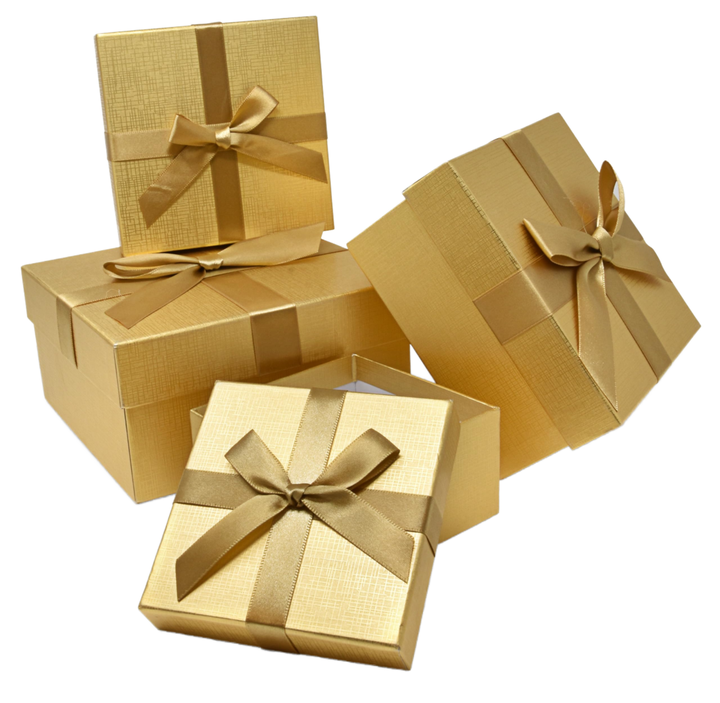 Small Cardboard Gift Paper Box with Silver Foil &amp; UV Coating Offset ...