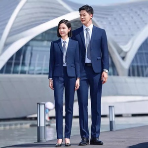 Elegante <span class=keywords><strong>Traje</strong></span> de Negocios Negro <span class=keywords><strong>para</strong></span> <span class=keywords><strong>Mujer</strong></span>, Ropa de Trabajo <span class=keywords><strong>Formal</strong></span> <span class=keywords><strong>para</strong></span> Entrevistas, Uniforme de Trabajo <span class=keywords><strong>para</strong></span> Funcionarias - Product Image 2
