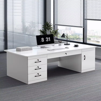 Bureau d'ordinateur simple et moderne pour la maison, avec tiroir, bureau et chaise combinés, bureau individuel, poste de travail