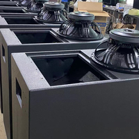 Subwoofer de Refuerzo de Sonido de Formato Grande con Woofer Único de 18 Pulgadas y Larga Excursión Apilado en el Suelo