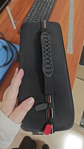 Bolsa de transporte de hombro duro de nailon balístico negro de gran capacidad para accesorios de consola de juegos Switch OLED 32x21x11,5 cm - Product Image 4
