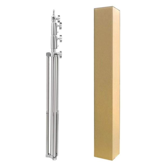 Stainless Steel 2.8m 9ft Heavy Duty Light Stand Air Cushion Tripod for Photography Studio Softbox UmbrellaStrobe Light Reflector