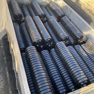 Roda karet industri pertambangan tugas berat roda Impact <span class=keywords><strong>Idler</strong></span>/rol rol konveyor tugas berat - Product Image 4
