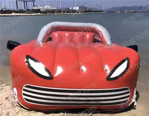 Équipement interactif de sports nautiques Tube remorquable gonflable Voiture flottante <span class=keywords><strong>Bateau</strong></span> remorquable - Product Image 3