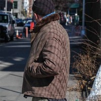 Automne hiver américain rétro manteau Amekaji couleur unie laine d'agneau hommes décontracté