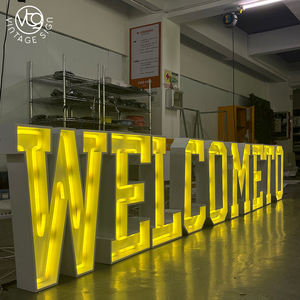 Lettres lumineuses multicolores en acier inoxydable, enseignes publicitaires LED personnalisées pour entreprises - Product Image 6