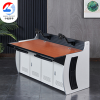 Table de console de surveillance extensible en métal moderne pour salles de conférence, bureau, bureau d'ordinateur