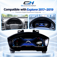 Pour Ford Explorer 2017-2019, tableau de bord numérique LCD 12,3 pouces, compteur de vitesse, remplacement plug and play