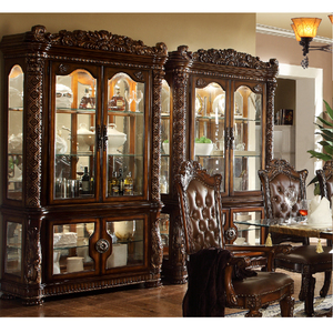 <strong>Kitchen</strong> Round Dining Room Wood Top <strong>Table</strong> Dining <strong>Table</strong> Set and <strong>6</strong> Chairs - Product Image 6