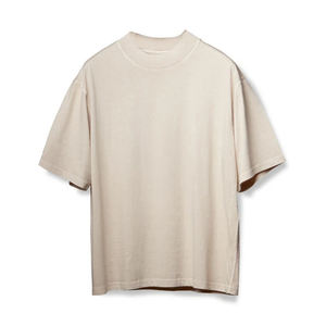 T-shirts amples unis en coton de haute qualité pour homme, style streetwear d'été, coupe carrée, épais et oversize - Product Image 6