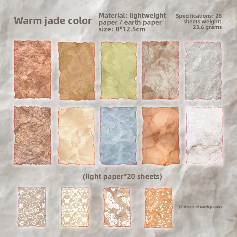 E Warm Jade Hues - Gris