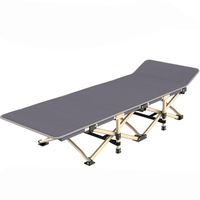 Lit de Camping Pliant à Cadre en Alliage d'Aluminium Design Moderne Vente en Gros Nouveau Lit de Camp Parc Extérieur Portable Étanche Direct Usine