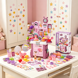Juego de Imitación para Preescolares: Cocina, Herramientas de Doctor, Mesa de Maquillaje, Juguetes de Casa Real Multi-temáticos para Niños - Product Image 5