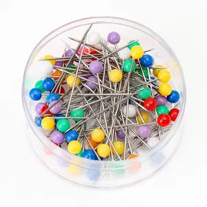 JP Plastic Round Ball Head Map Pins bacheca testa tonda Cute Thumb Tacks Push Pear Head Pins
