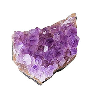 Venta al por mayor geodas naturales Piedra en bruto amatista racimo mini cristal geoda amatista para la curación de Reiki - Product Image 5