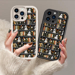 Creative Retro <span class=keywords><strong>Ghost</strong></span> Book Design per iPhone 17 16 Pro 15 <span class=keywords><strong>14</strong></span> 13 12 11 Pro Max XR XS Cover posteriore protettiva per telefono - Product Image 2