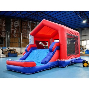 Structure gonflable <span class=keywords><strong>Spiderman</strong></span> avec toboggan et panier <span class=keywords><strong>de</strong></span> <span class=keywords><strong>basket</strong></span>, garantie 3 ans, pour fêtes, avec kits <span class=keywords><strong>de</strong></span> réparation - Product Image 4