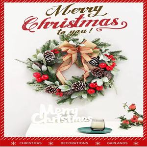 تصميم جديد عيد الميلاد الجدار شنقا الصنوبر مخروط اليدوية البلاستيك الاصطناعي نورفولك إبرة الصنوبر أكسسوار التخرج العام الجديد - Product Image 2