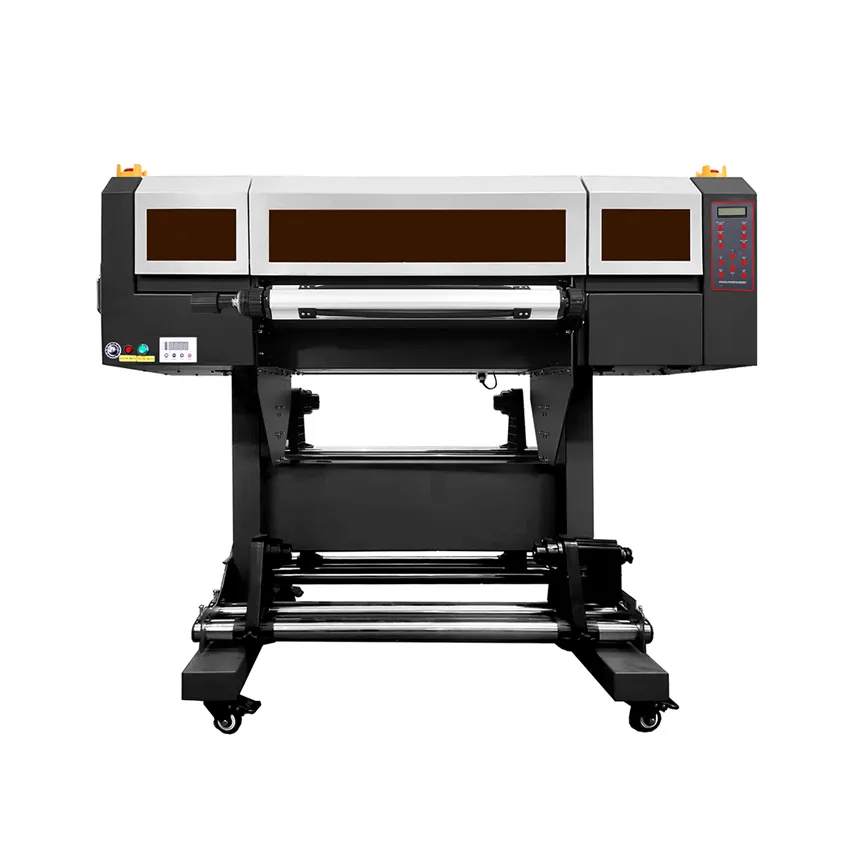 Nuovo design 60 cm formato tx800 testine di stampa roll to roll UV dtf stampante tutto in uno