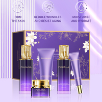 Kit de Soins Visage de Luxe Marque Blanche Anti-Âge et Hydratant : Crème, Eau, Sérum pour une Peau Éclatante