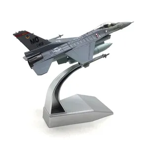 Modelo de Avión de Combate F-16C Fighting Falcon a Escala 1/100, de Metal Fundido a Presión, para Colección y Regalo - Product Image 2