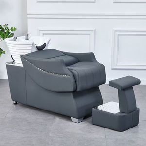 Fauteuil de lavage de luxe entièrement automatique avec système de circulation d'eau pour enfants et adultes, disponible en salon de coiffure - Product Image 6