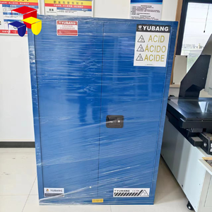 Armario de seguridad ignífugo y a prueba de explosiones para sustancias corrosivas débiles - completamente de acero con puertas dobles y cerradura - Product Image 4