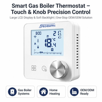 Termostato Digital para Caldera de Gas de 220V, Termostato de Pared para Sistema de Calefacción, Programable