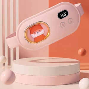 Ceinture de massage menstruel électrique rechargeable à 3 vitesses de vibration pour usage domestique, soulagement des crampes de règles - Product Image 1