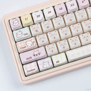 ग्लूटानस बिल्ली पीसी जेड सिरेमिक महसूस कीकैप माओ प्रोफाइल को वी 500 प्रो x87और f99 कीबोर्ड पर पीसी चुंबकीय स्विच के लिए उपयुक्त - Product Image 6