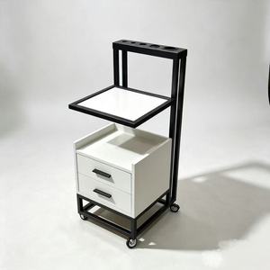 Carrito Profesional para Peluquería, Carrito de Salón de Lujo Chapado en Oro con Cajones, Gabinete de Almacenamiento Moderno para Estilistas - Product Image 5