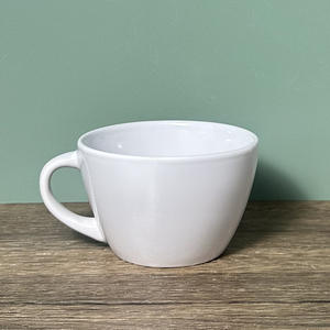 Mug en porcelaine blanche Zibo, couleur unie 7102, pour café, lait, eau, usage domestique - Product Image 2
