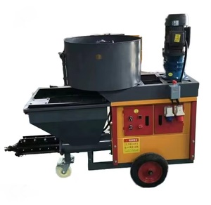 Máy trát vữa mới với động cơ máy bơm thành phần cốt lõi xuất khẩu Máy phun vữa <span class=keywords><strong>220V</strong></span> tốc độ cao cho xi măng Rendering - Product Image 2