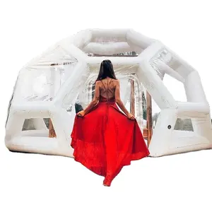 5 м пластиковая прозрачная палатка с пузырьками надувная палатка с пузырьками для кемпинга на открытом воздухе