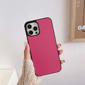 Coque de téléphone portable en Faux cuir PU Lichee pour iPhone 12 11 Pro Max - Product Image 4