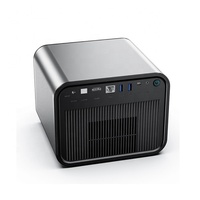 EASUNTECH X5 Android 11 4K 1080p 3D DLP LED Mini projecteur intelligent portable à courte focale Batterie intégrée 2-3 heures 2200 lumens
