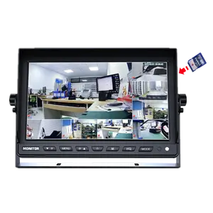 8CH Xe DVR 1080P AHD Màn Hình/10.1 Inch Xe DVR Màn Hình/Tất Cả Trong Một DVR Màn Hình Với 8 Kênh