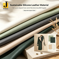 Tissu en cuir synthétique silicone premium Jemery pour décoration automobile, extensible métallisé, occultant, vegan, OEM