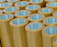 Ruban adhésif d'emballage BOPP imprimé brun beige 45 microns, 48 mm x 300 m, adhésif puissant, pour scellage de cartons, prix usine
